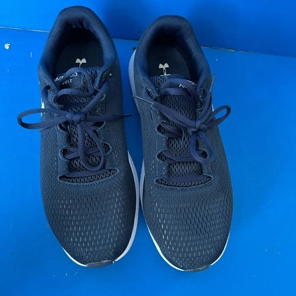 Under Armour Charged Pursuit 2 Training Siz 8.5 Navy Shoes # 3022594-401 - Men's